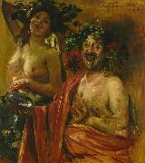 Lovis Corinth Bacchantenpaar oil painting artist